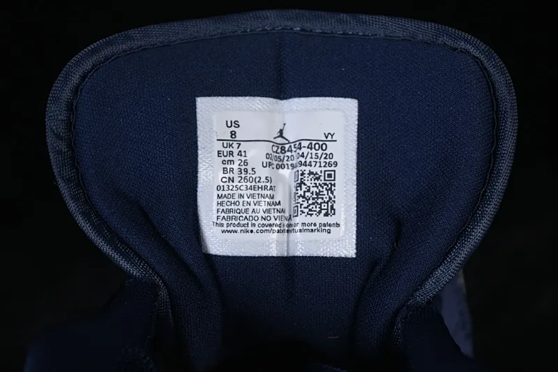 All categories Air Jordan Jordan series basketball shoes Air Jordan 1 Low G version pure original Air Jordan 1 Low AJ1 Joe 1 Patriot blue and red low-top cultural and leisure sports sneakers CZ8454-400